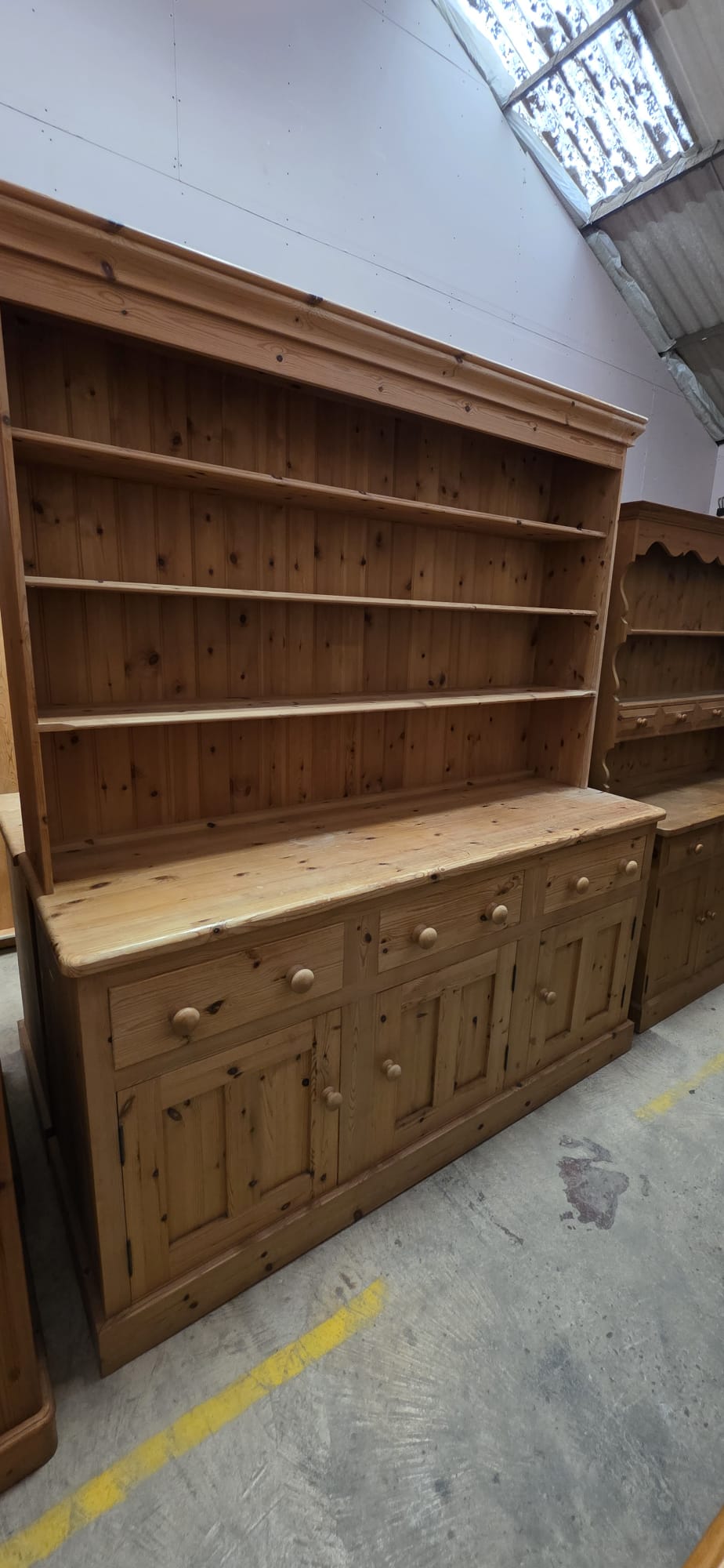 Large Solid Pine Dresser (Painted)