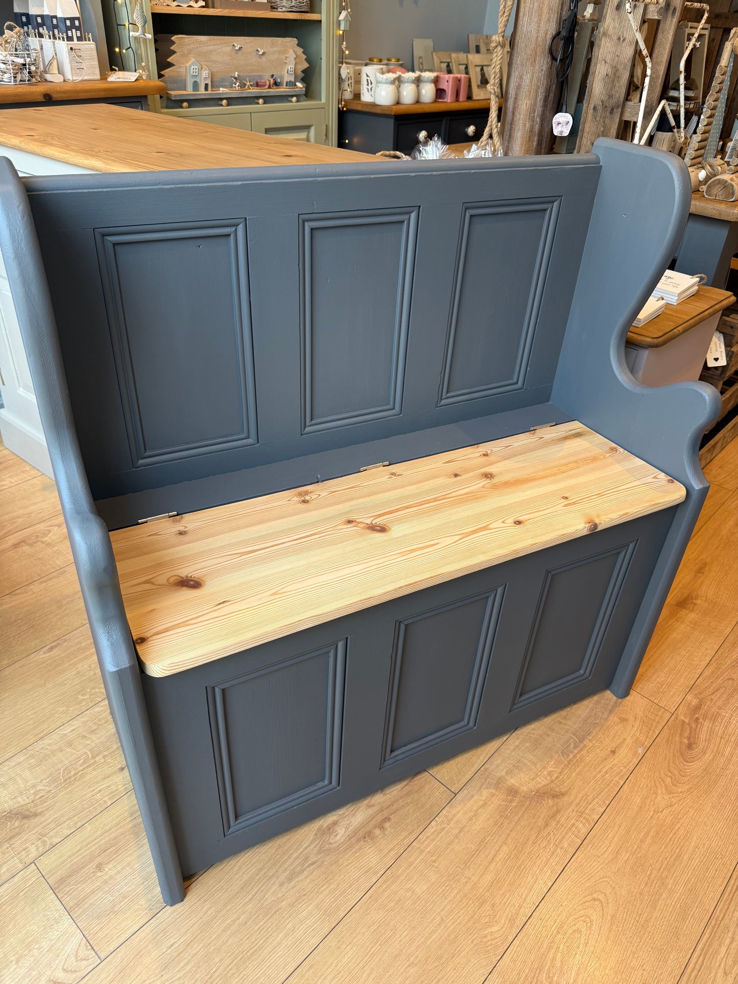 Solid Pine Monks Bench
