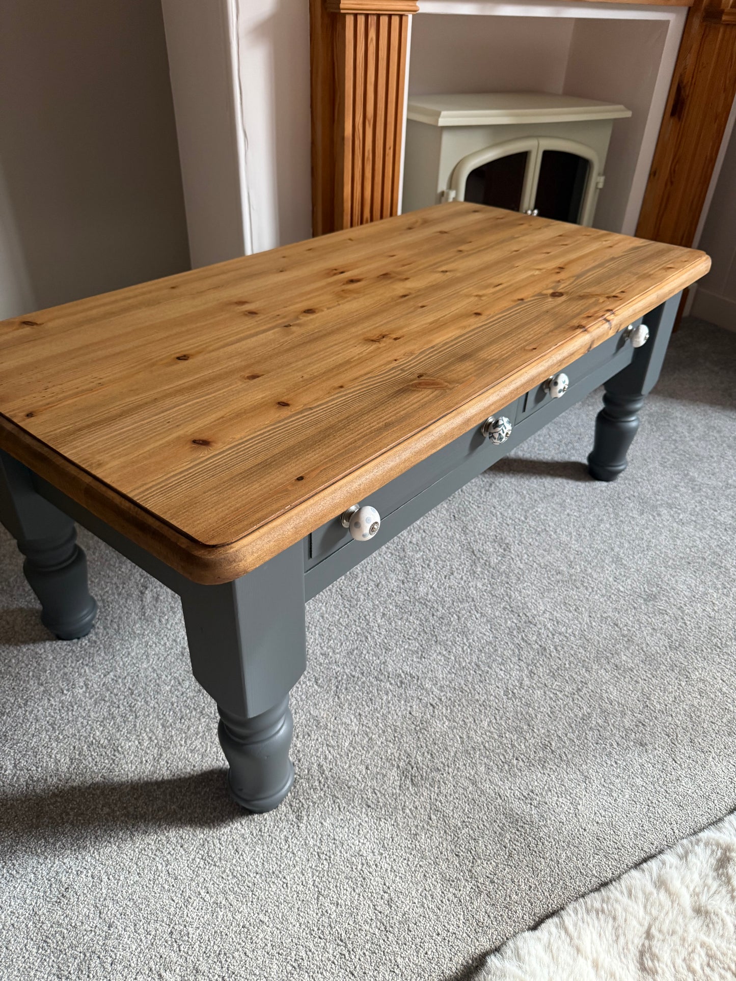 Solid Pine Coffee Table