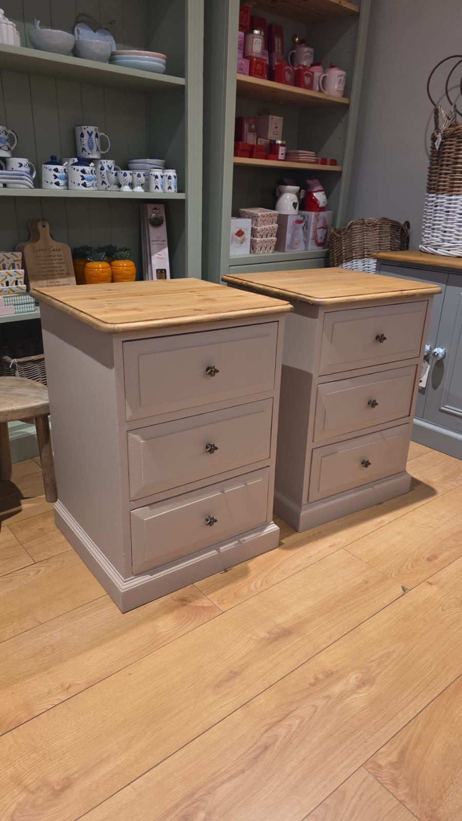 Solid Pine Bedside Tables