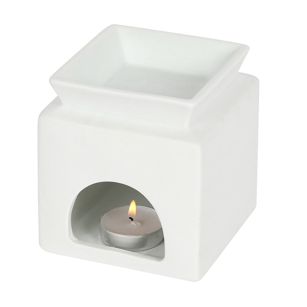 WHITE HOME WAX BURNER