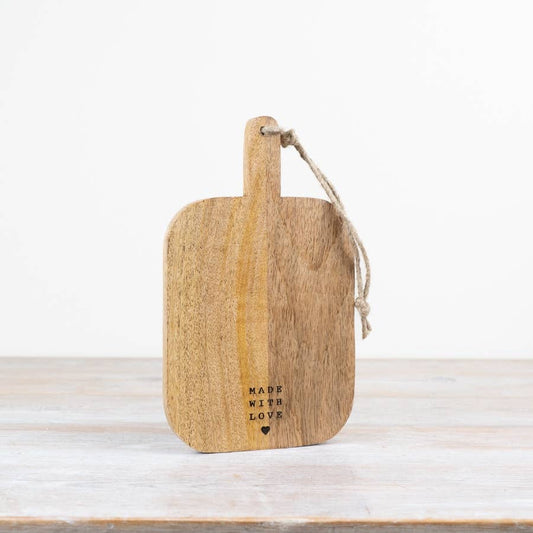 Made with Love Chopping Board, 25cm