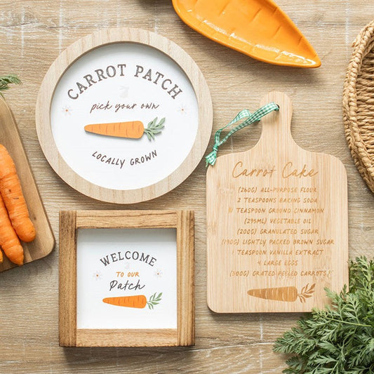 Carrot Patch Wall Plaque