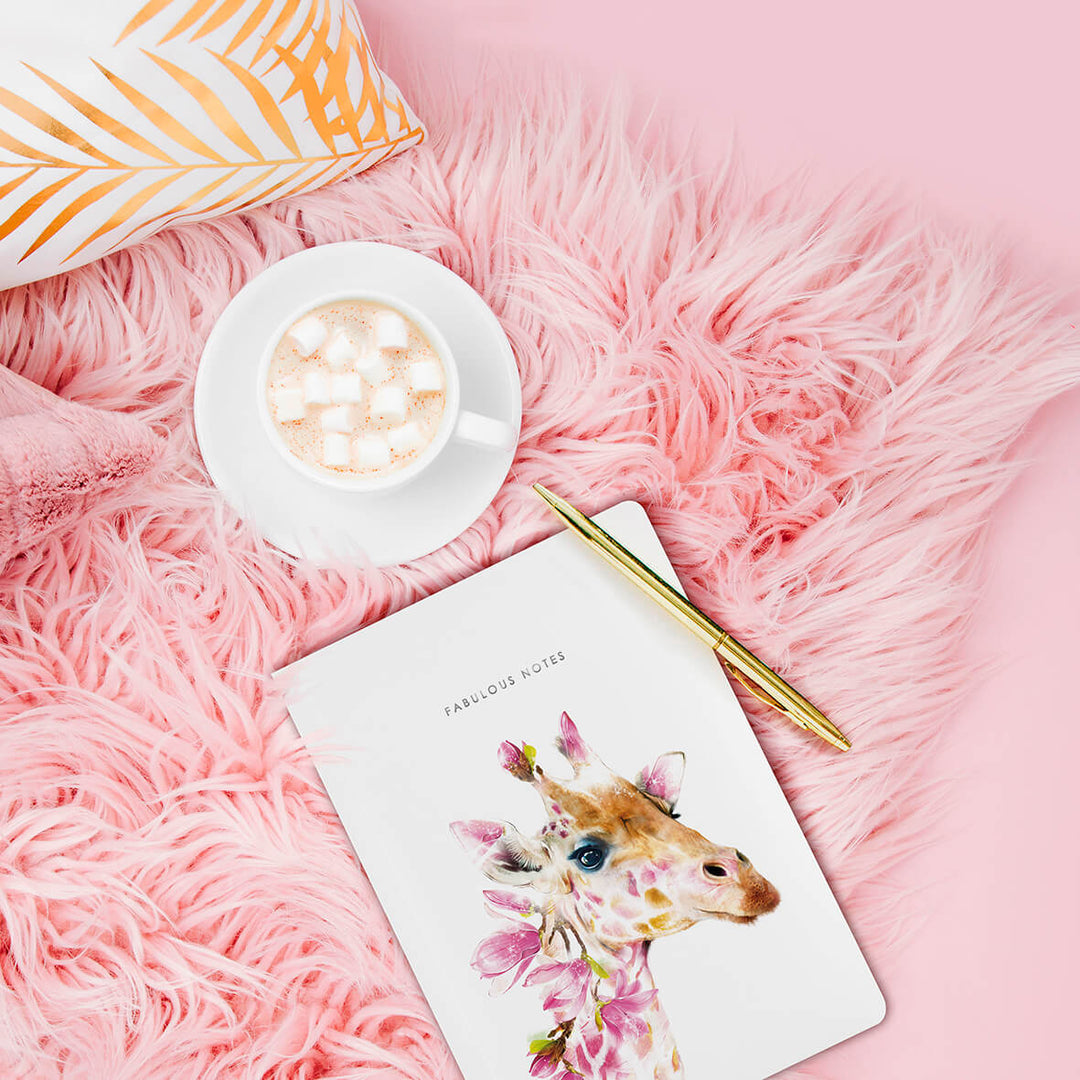 GIRAFFE LUXURY NOTEBOOK BY LOLA DESIGN