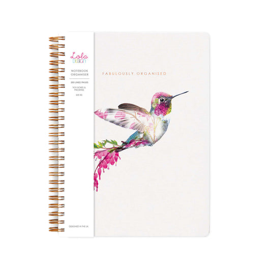 HUMMINGBIRD WIRO BOUND ORGANISER / NOTEBOOK