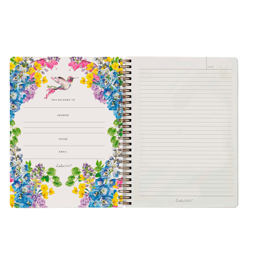 HUMMINGBIRD WIRO BOUND ORGANISER / NOTEBOOK