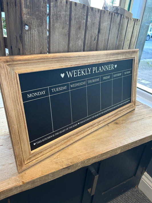 Chalkboard Weekly Planner