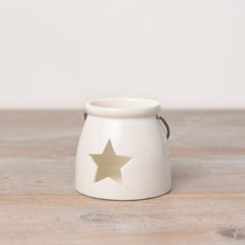 Cut Star T Light Holder
