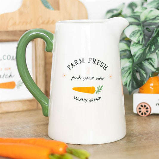 Farm Fresh Carrot Jug