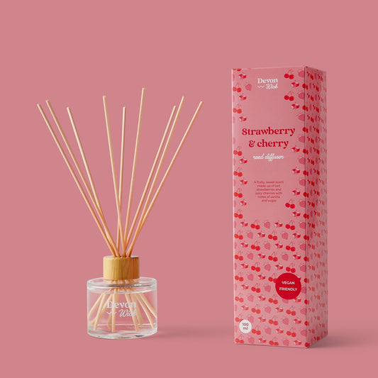 Reed Diffuser Strawberry & Cherry