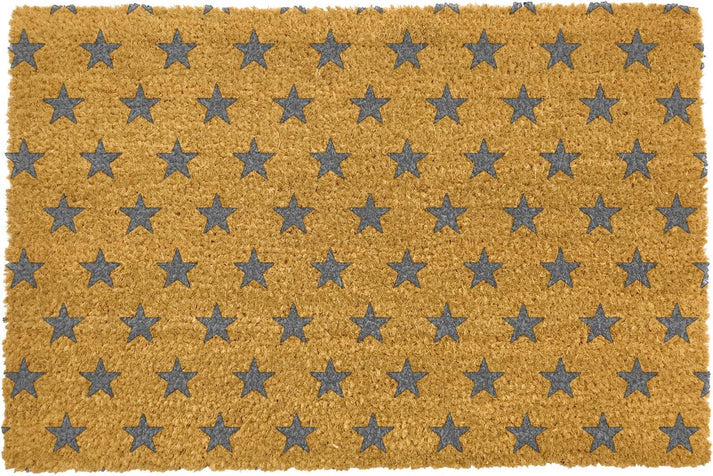 Grey stars doormat