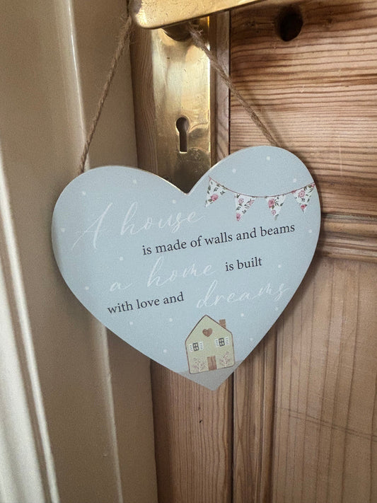 Heart Hanging Quote