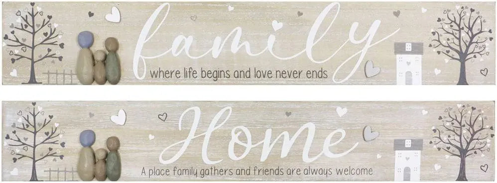 Family Home Wooden Wall Plaque