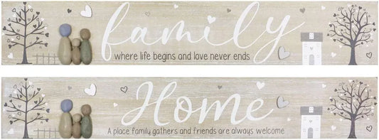 Family Home Wooden Wall Plaque