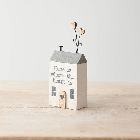 Home is where the heart is wooden house