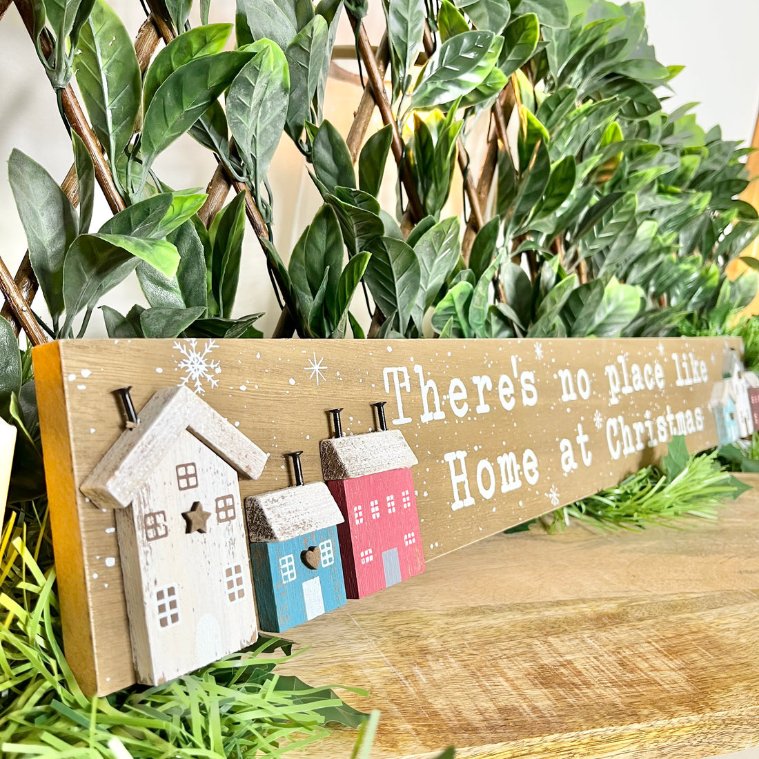 There’s No Place Like Home At Christmas Plaque