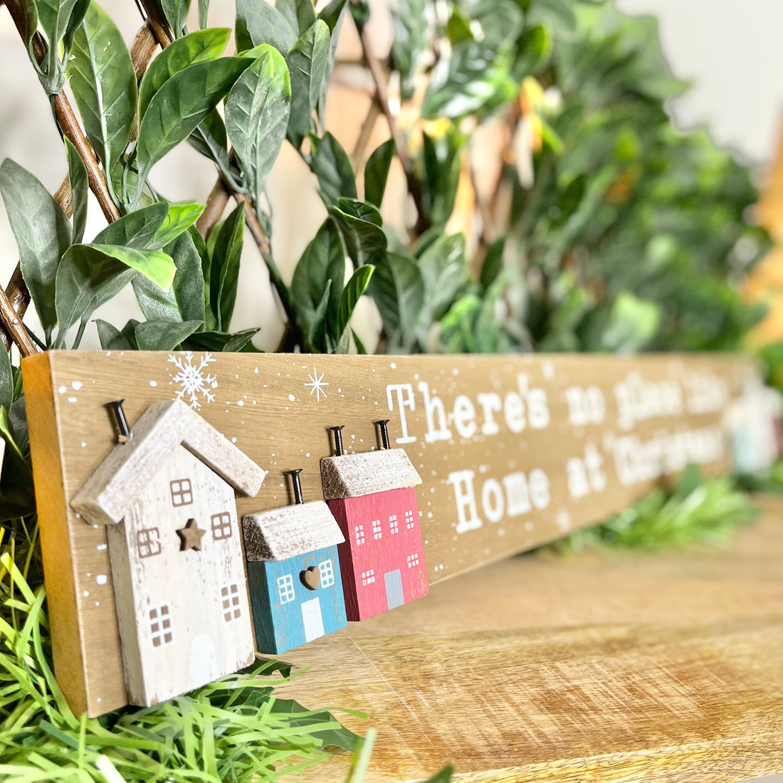 There’s No Place Like Home At Christmas Plaque