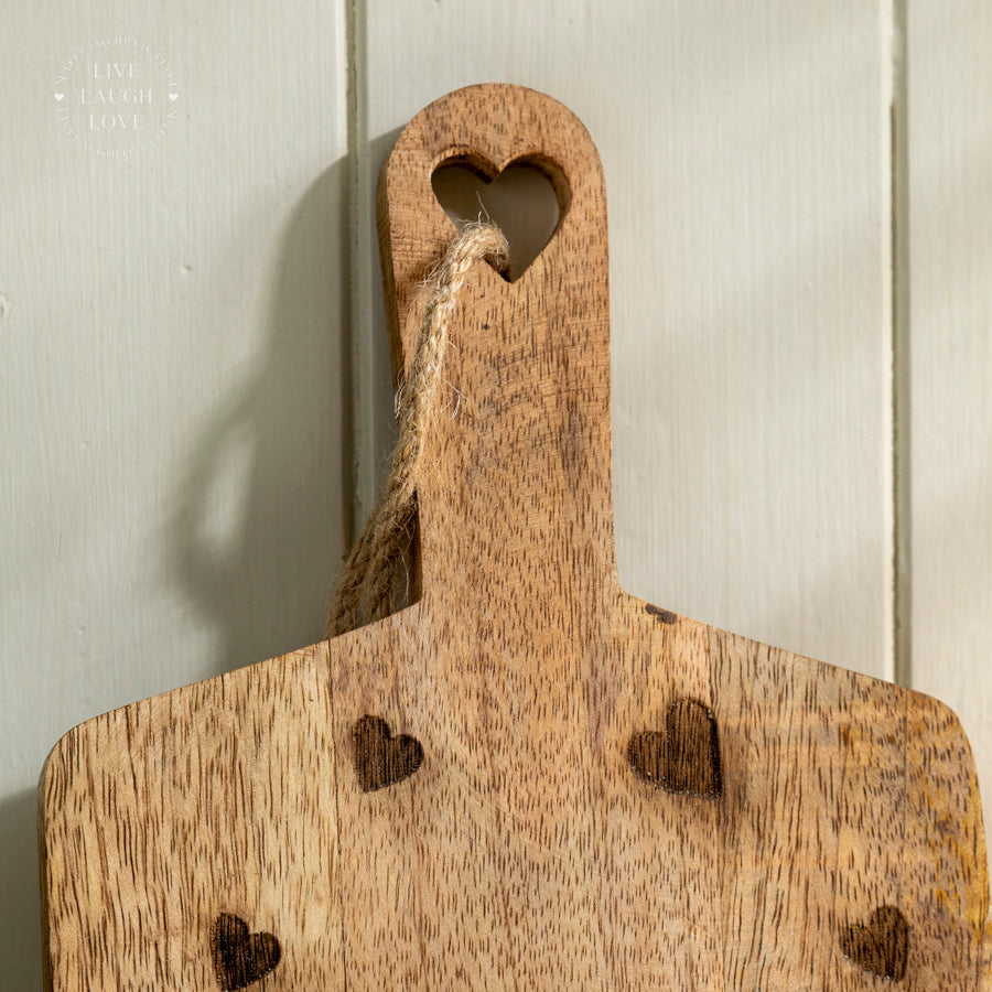 Rustic Wooden "Treats for Santa" Serving Board