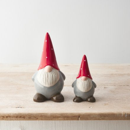 STANDING RED DOTTY GONK, 16CM