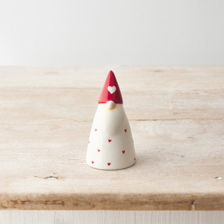 POLKA HEART GONK, 10CM