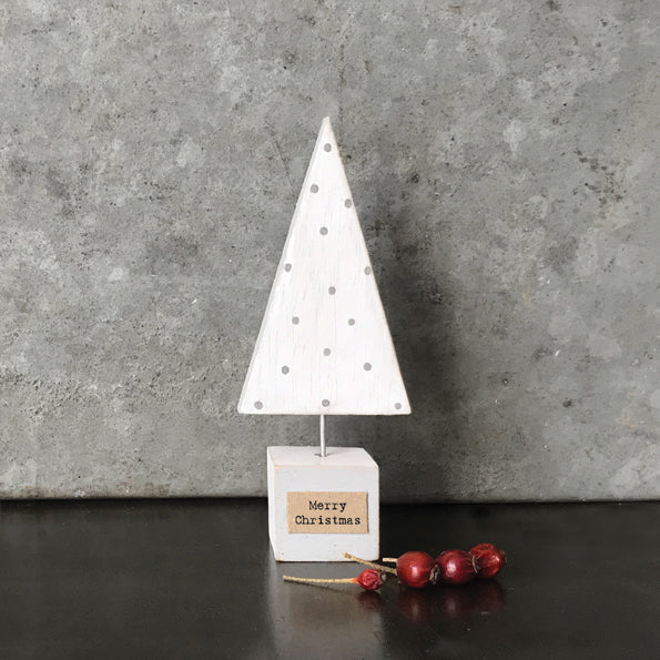 Handmade Xmas tree-White