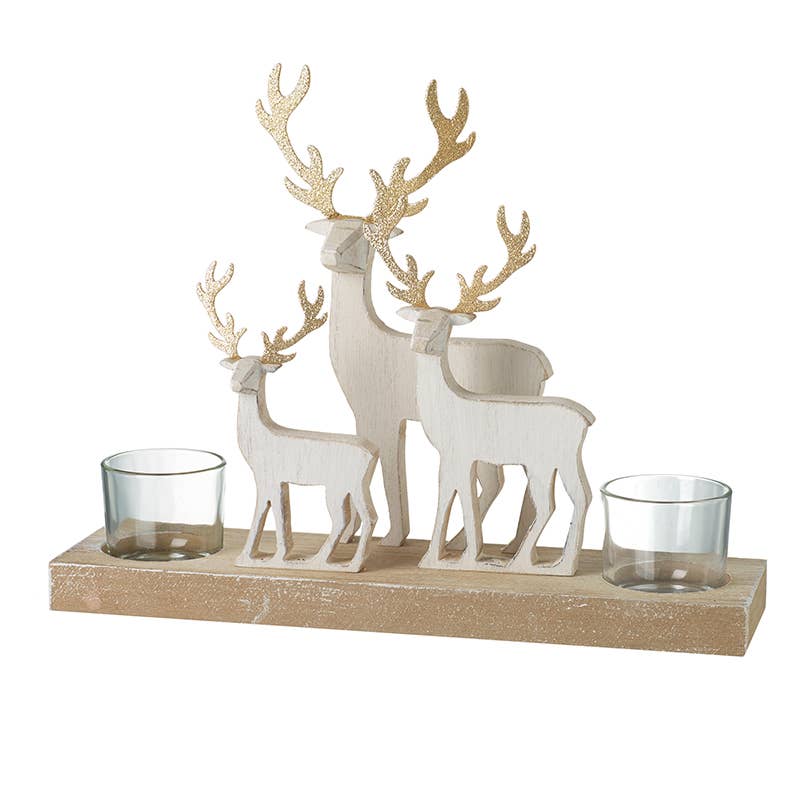 White Deer T-Light Scene