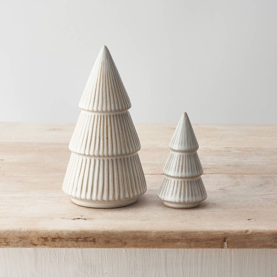 Stripe Natural Tree Ornament, 15.5cm