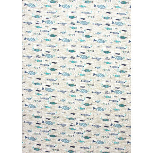 Shoaling Fish Tea Towel
