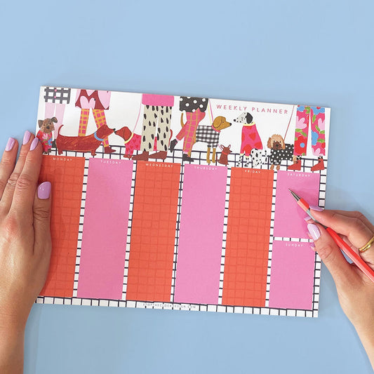 Dog Walkers Weekly Planner