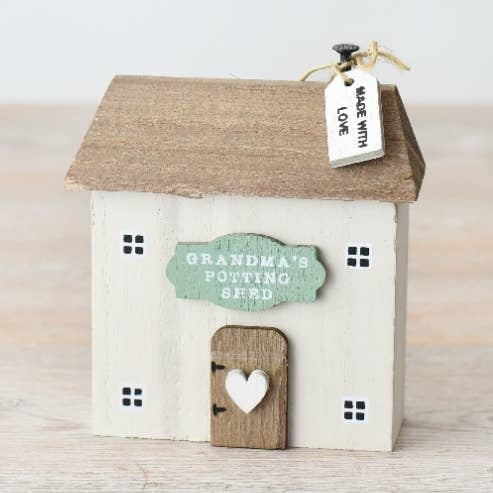 Wooden House" Grandma's Potting Shed"