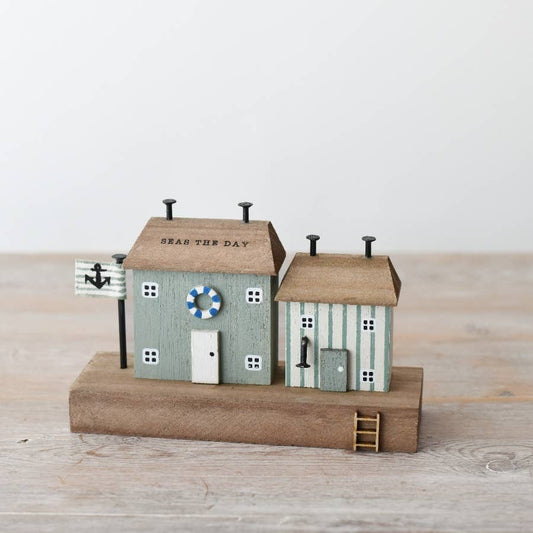 " Seas the Days" Wooden House Deco,