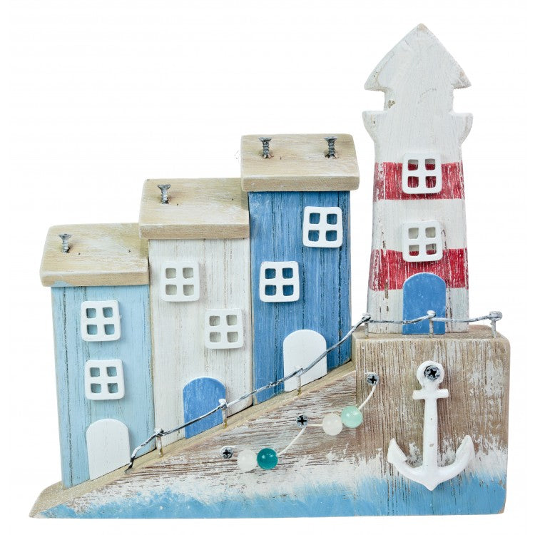 Wooden Coastal Scene