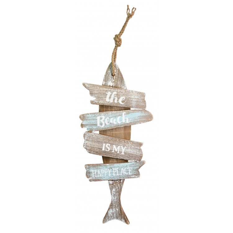 HAPPY PLACE” HANGING SIGN