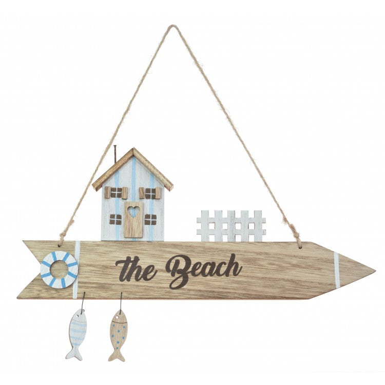 The Beach Arrow Sign