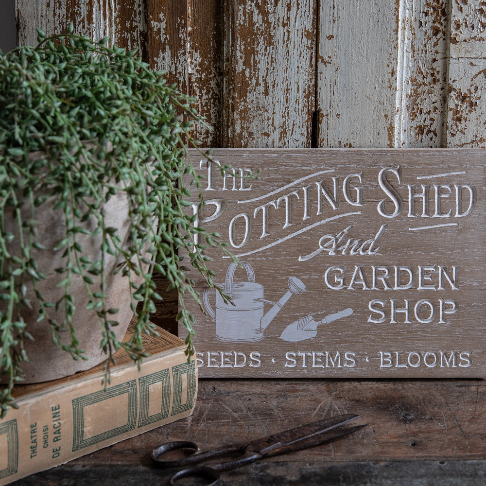 The Potting Shed Sign