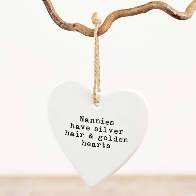 Nannie Hanging Heart Deco