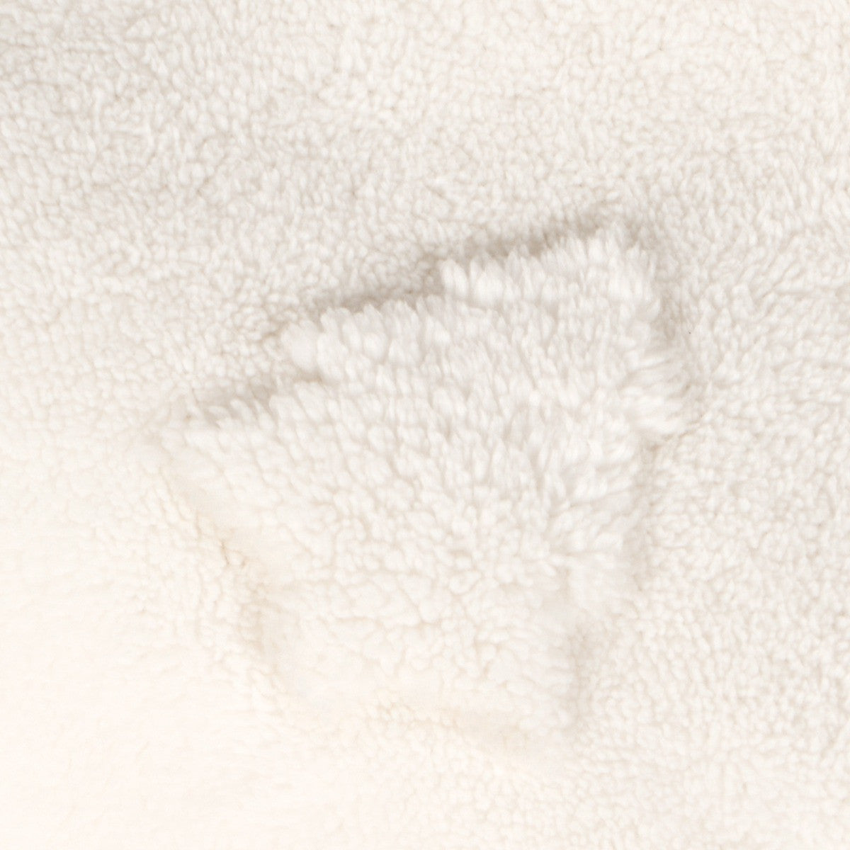 Tufted Winter Tree Teddy Fleece Throw, Cream - 130 x 160 cm