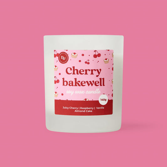 Cherry Bakewell Soy Wax Candle