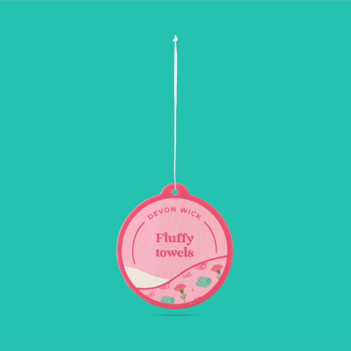 Fluffy Towels Car Air Freshener