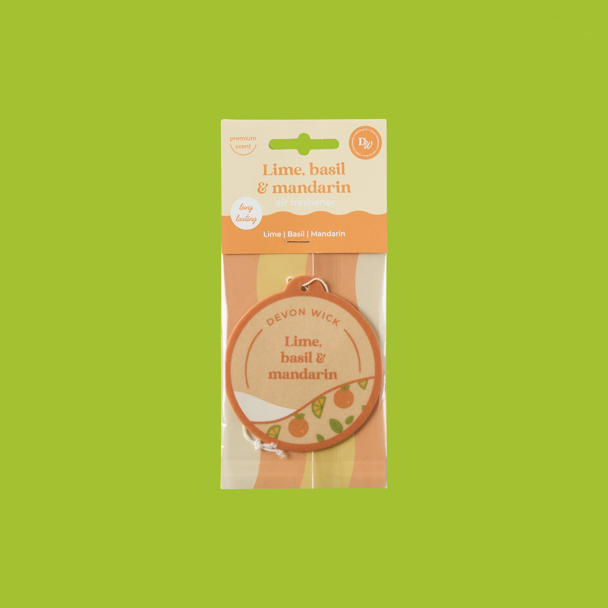 Lime, Basil & Mandarin Car Air Freshener