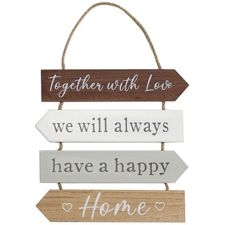 HAPPY HOME PLAQUE