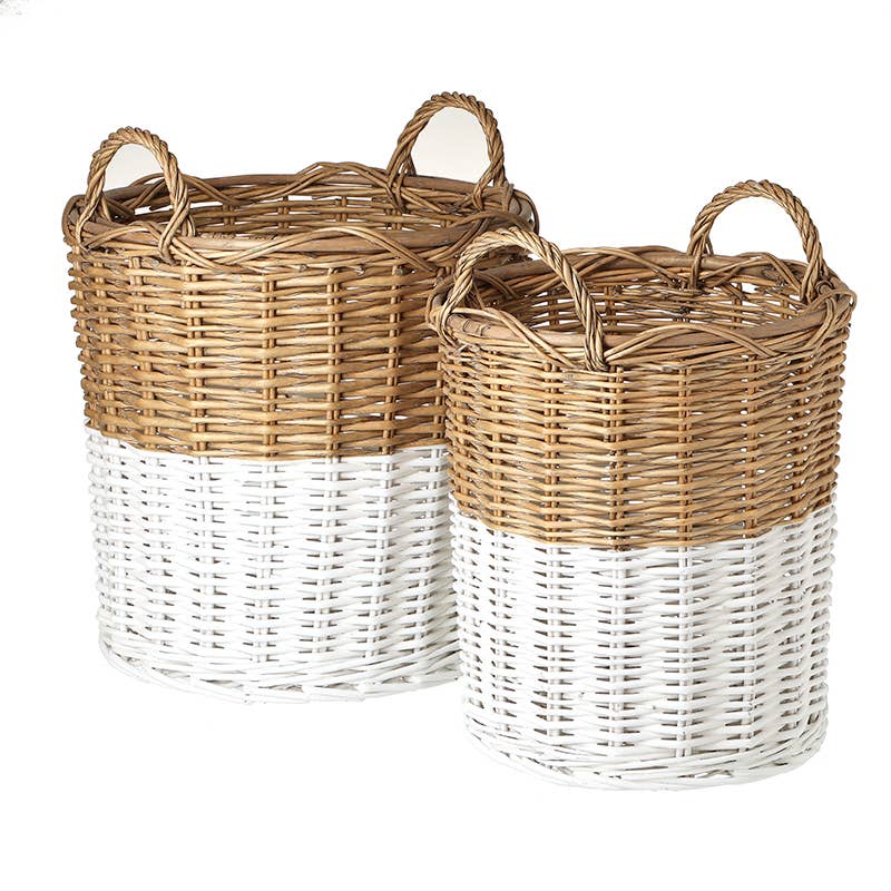 Rattan Basket Set Of 2
