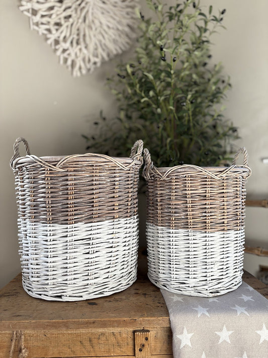 Rattan Basket Set Of 2