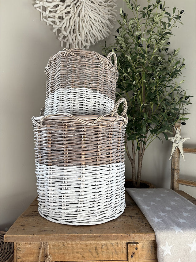 Rattan Basket Set Of 2
