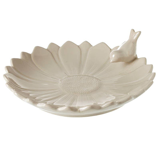 Ceramic Flower/ Bird Decorative Plate