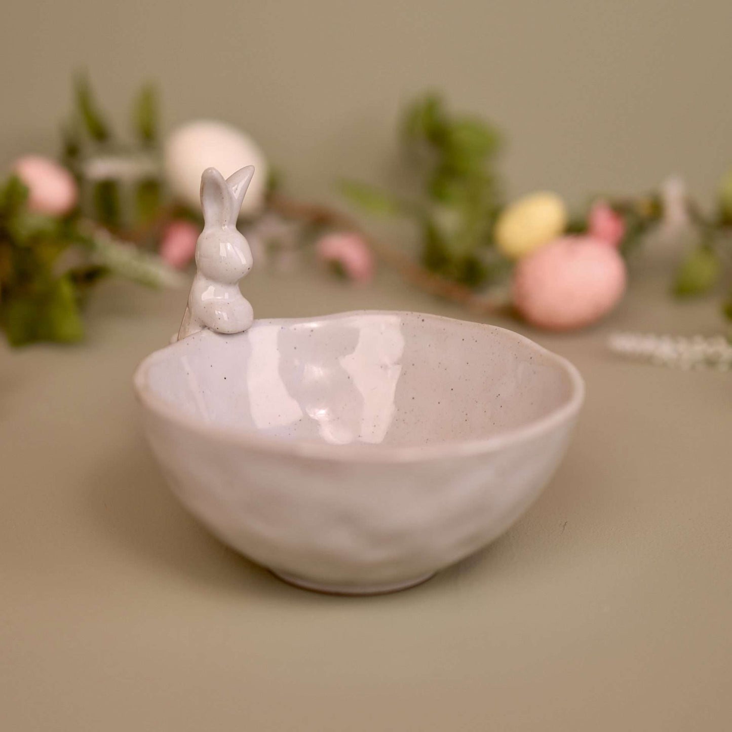 Porcelain Rabbit Bowl