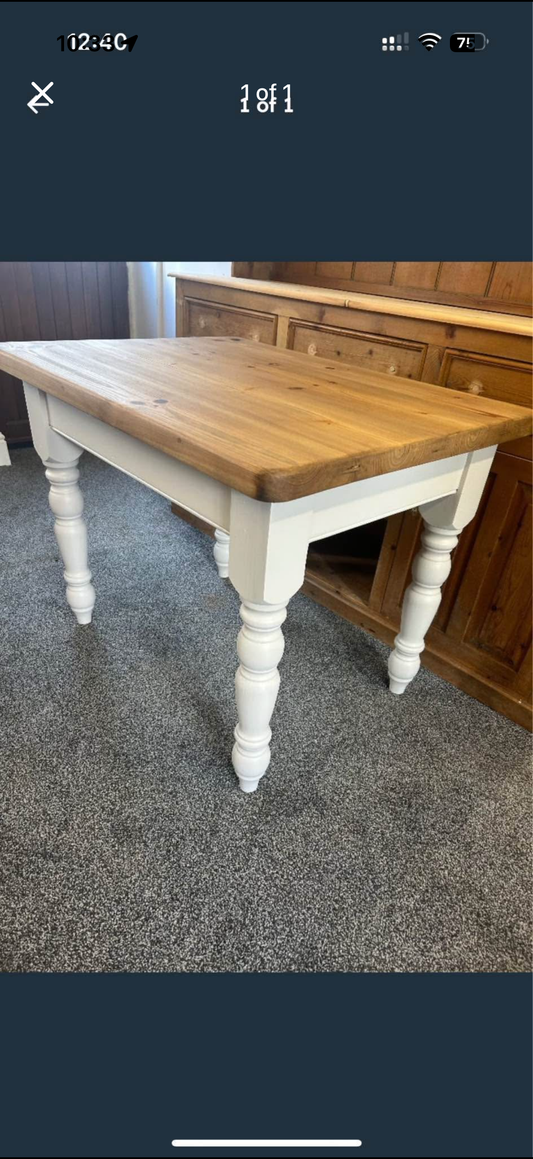 Solid Pine Dining Table