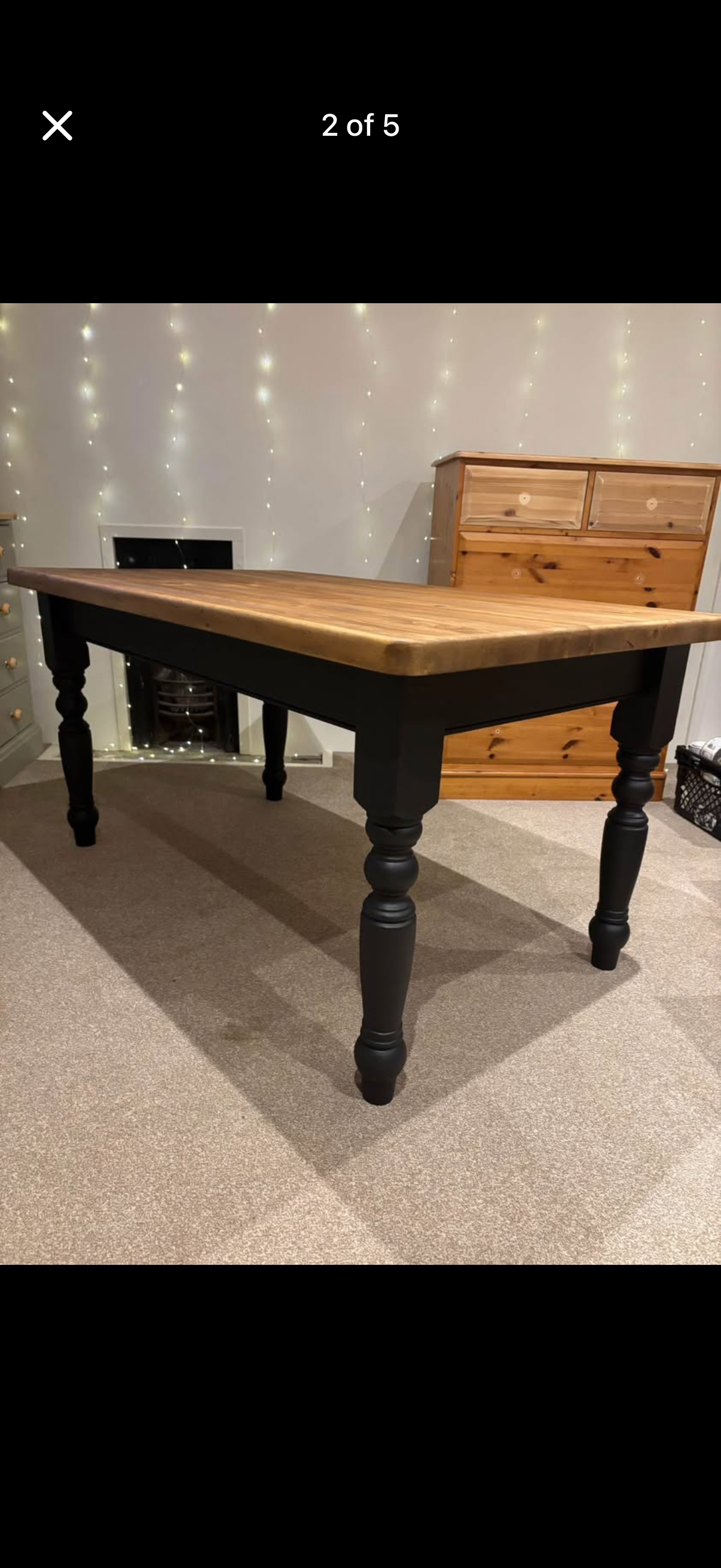 Solid Pine Dining Table