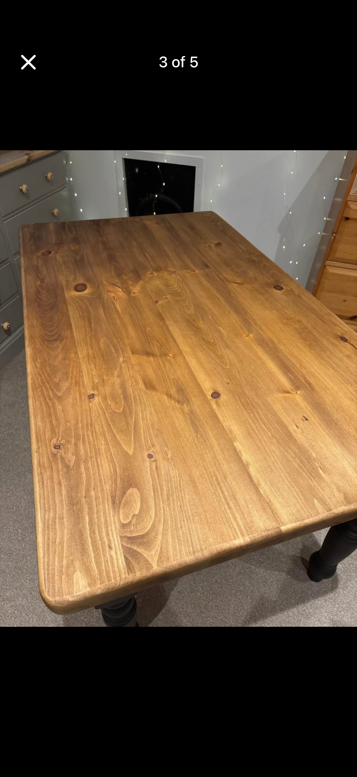 Solid Pine Dining Table