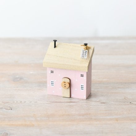 PINK WOODEN HOUSE WITH LOVE